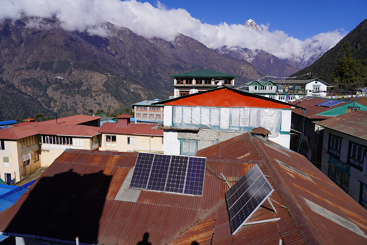 solar pannels at ebc